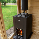 Harvia Linear 18 Compact Black – Vedeldad badstuugn