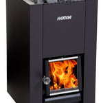 Harvia Linear 18 Compact Black – Vedeldad badstuugn